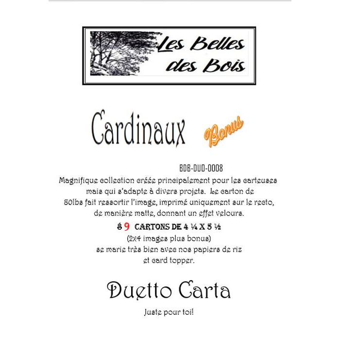Duetto Carta - Cardinaux