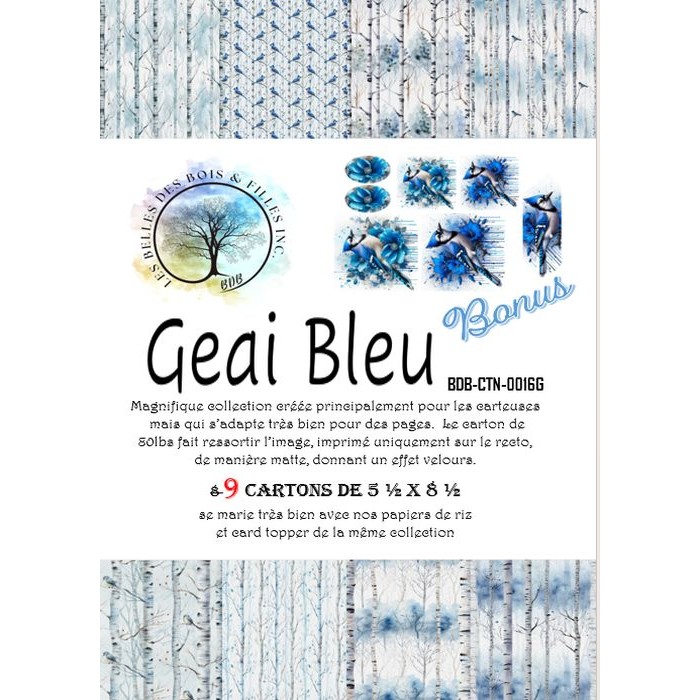 Collection Geai bleu - kit