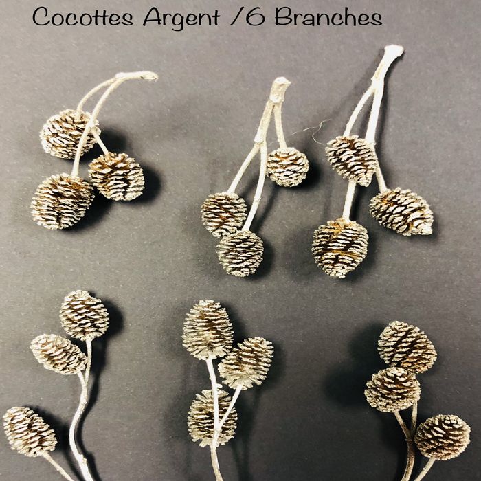 Cocottes branches - Argent