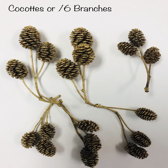 Cocottes branches - Or
